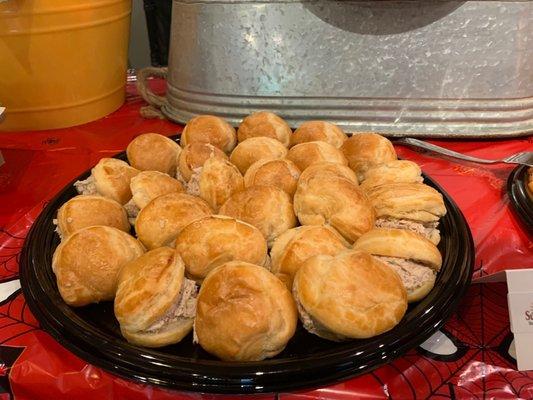 Tuna salad croissants were absolutely delicious! Super soft bread