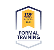 ORBA Awarded 2021 Top Workplaces National Culture Excellence Awards -- the Formal Training Award.