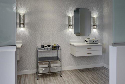 Sheth Dermatology & MedSpa interior design in Downers Grove, IL.