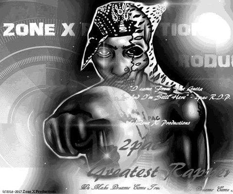 2pac Web Graphic Designed By Zone X Productions