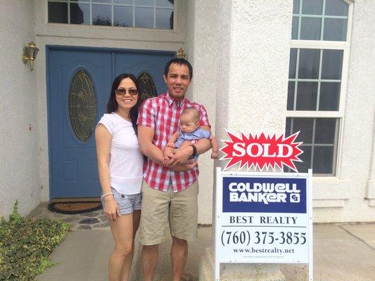 Happy homeowners!