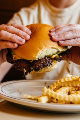 Fried Onion Burger