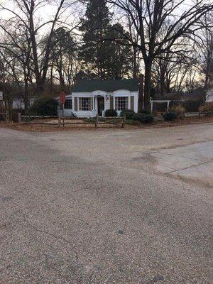 Exterior of the Cottage located downtown Corinth,Mississippi