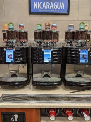 Elaborate coffee machines