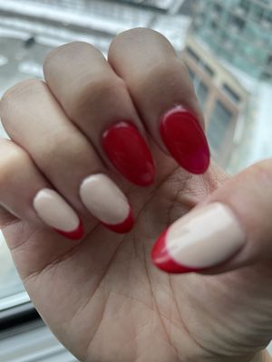 Valentine nails