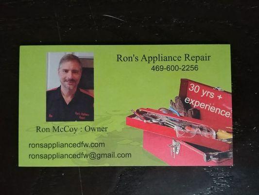 Ron's Appliance Repair