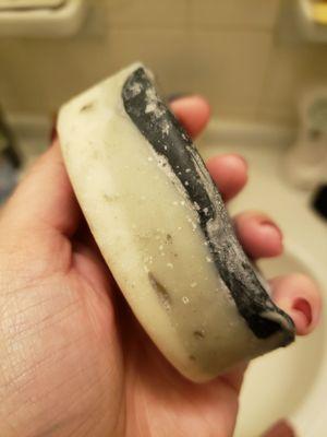 About Face facial brine soleseife charcoal green clay tea tree lavender sea salt soap