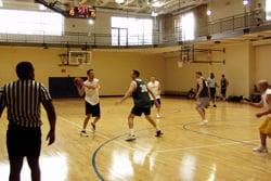 Basketball courts at the ECC.