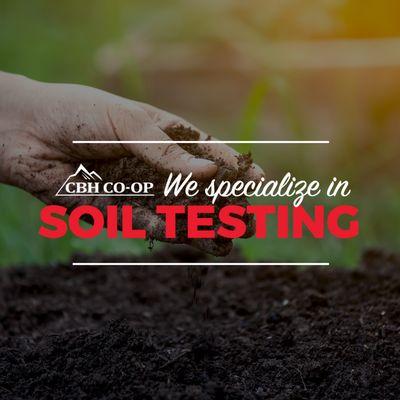 We Specialize In Soil Testing