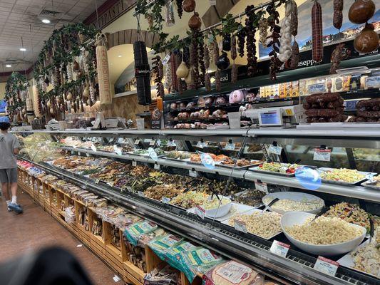 Deli counter with 50+ different salad options