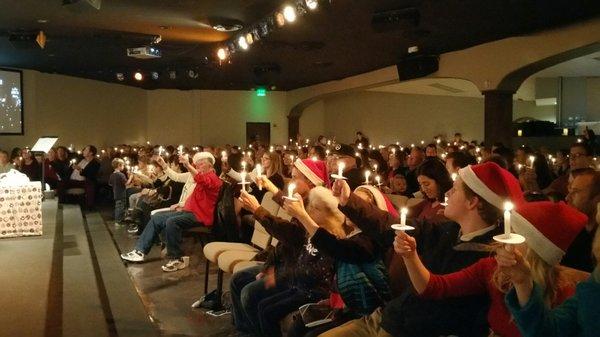 Christmas eve service.