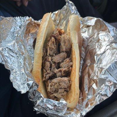 Brisket sub.