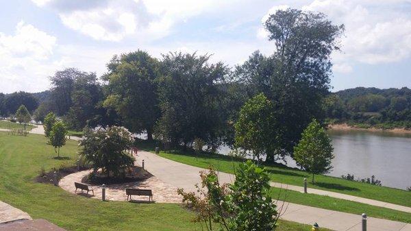 Took advantage of the bicycle rental program at Liberty Park one afternoon.