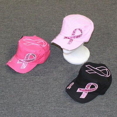 Pink Ribbon Caps