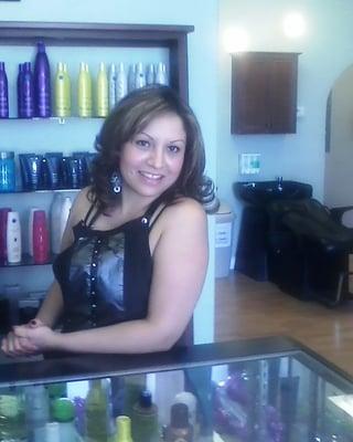 Genessis's  friendly, professional beautician will help you look your best..