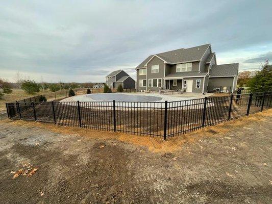 Aluminum fencing