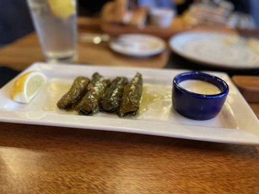 Stuffed grape leaves