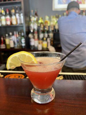 Raspberry Lemon Drop Martini