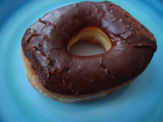 Chocolate Dipped Vanilla Donuts.