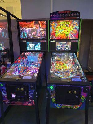 Stranger Things and TMNT Stern pinball machines