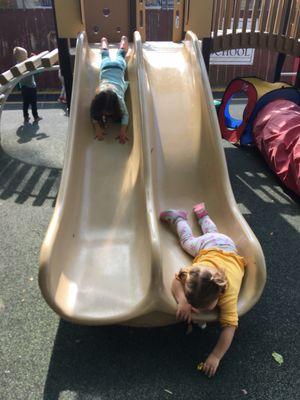 Slide into preschool near Lake Merrit Oakland