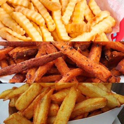 We have all types of fries!!