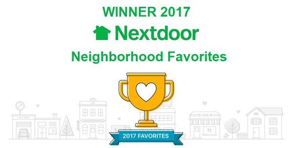 Dental Garden was named Neighborhood Favorite in 2017 by Nextdoor.com!