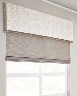 Cornice board and shade