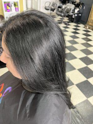 Root covering color touch up