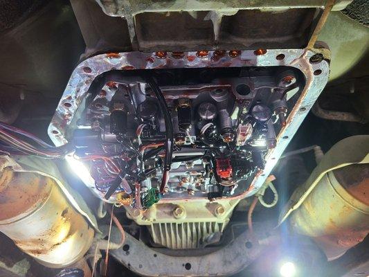 Jim and his crew working on my subaru transmission. =)