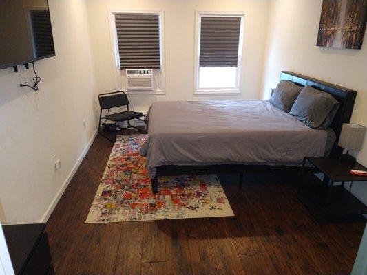 Here is the residential Airbnb bedroom we cleaned