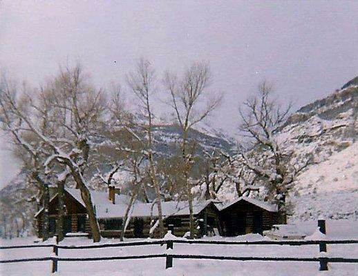 Aunt Carrie's cabin/house from front. Circa 1971.