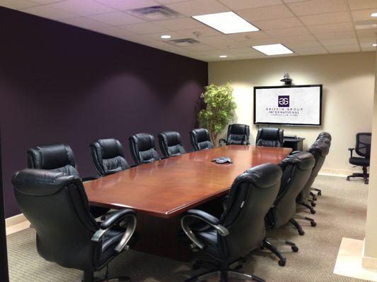 Griffin Group offers three in-house videoconferencing suites available to clients.