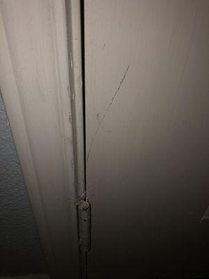 Front door damage