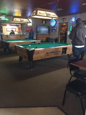 They got pool tables!