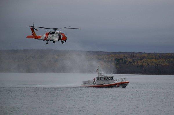 The Coast Guard is just one of many frequent flyers at Sanderson Field. Others include the Army, Department of Defense, UPS, and FedEx.