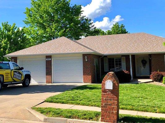 Roofing project in Columbia MO. Contact for Free Inspection - comoexteriors.com/roofing