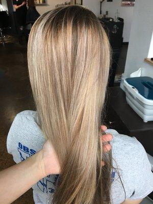 Balayage and tone