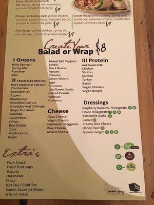 Menu as of Jun-9-2017