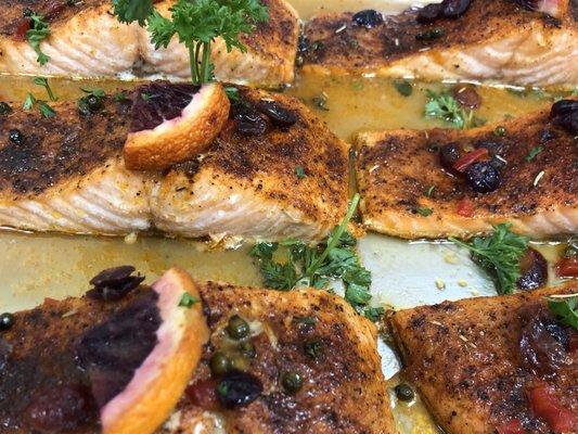 BBQ Salmon with Orange Glaze