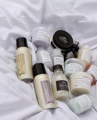 I use all Davines products and hair color