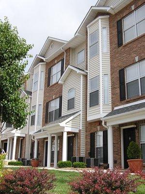 Luxury apartment exterior