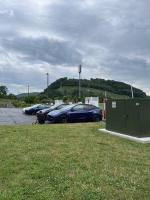 Atkins, VA, Tesla supercharger