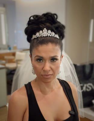 Bridal updo