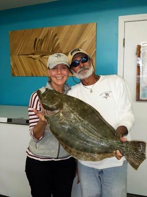 Her first fish after rotator cuff recovery