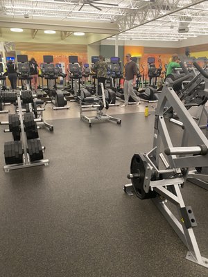 Elliptical and cardio area