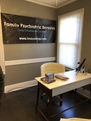 Provider office for holistic treatment of mind, body and spirit.