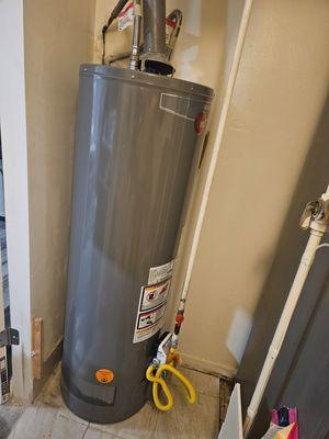 New water heater