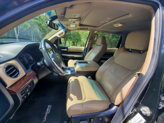 2017 Toyota Tundra Limited - Interior looks and smells new again!