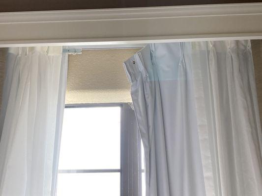 Missing curtain rod